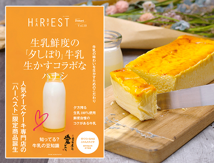 愛媛の牛乳「夕しぼり」を使った極上ミルクチーズケーキをご紹介！